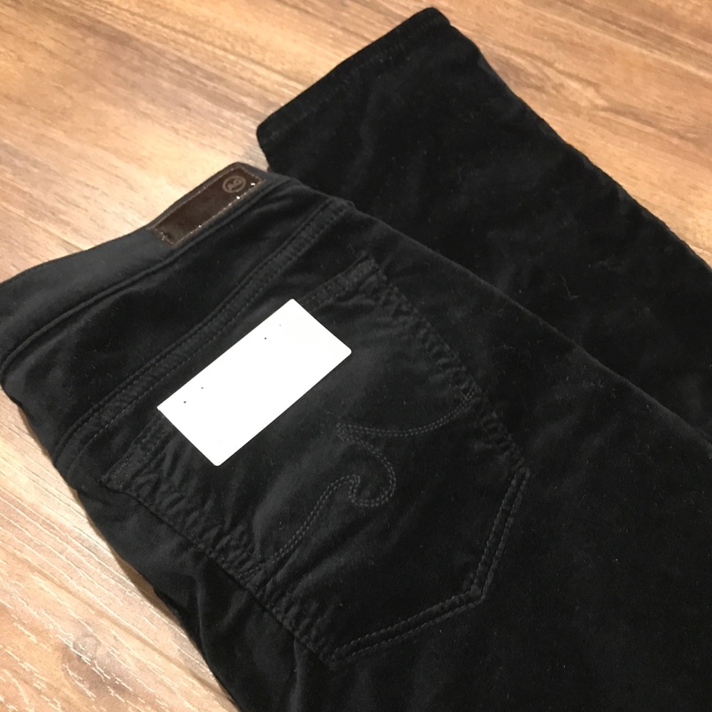 AG Jeans Velvet Legging in Black sz 31 - Picture 4 of 7